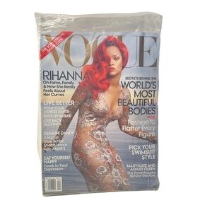 Vogue 2011 April Vintage Magazine Rihanna RiRi Fenty Unopened Plastic Sleeve